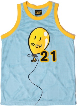 Áo Drew House Mesh Joy Basketball Jersey Sea Blue
