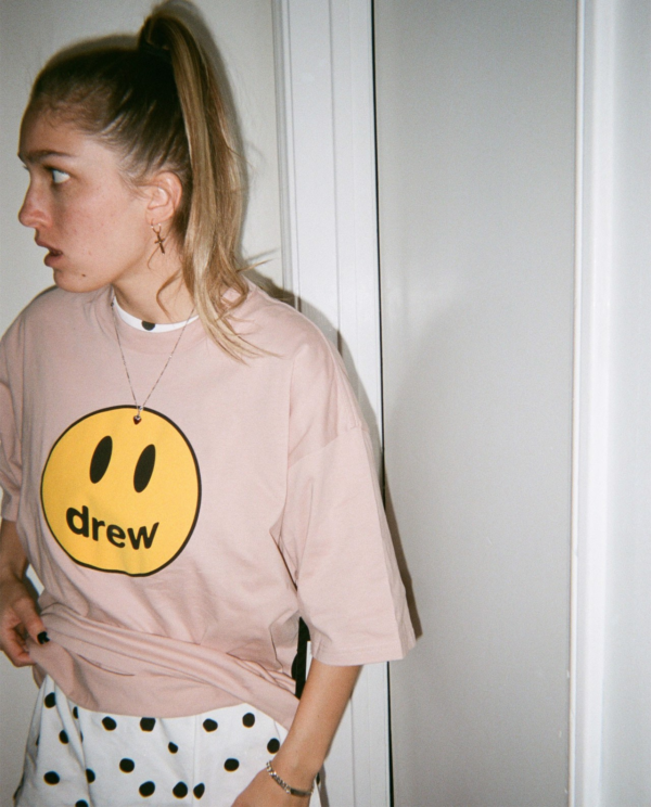 Áo Drew House Mascot SS Tee Dusty Rose - Ảnh 2