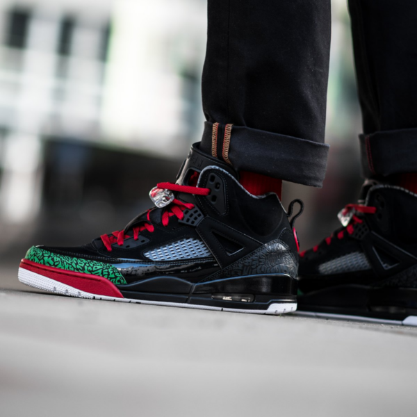Giày Nike Air Jordan Spizike GS 'Black Varsity Red' 2017 317321-026 - Ảnh 3