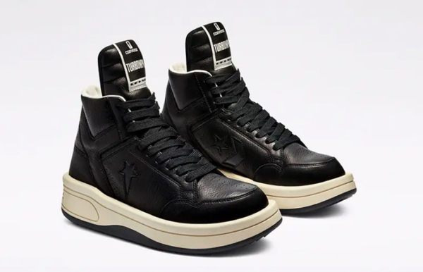 Giày Converse Rick Owens x TURBOWPN Mid 'Black Cloud Cream' 172342C - Ảnh 6