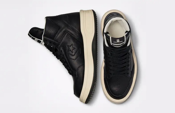 Giày Converse Rick Owens x TURBOWPN Mid 'Black Cloud Cream' 172342C - Ảnh 7