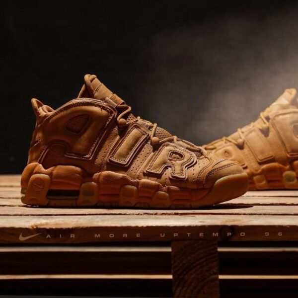 Giày Nike Air More Uptempo 'Flax' (GS) 922845-200 - Ảnh 3