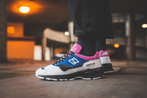 Giày New Balance 1500 Made in England 'Grey Blue Pink' M15009SC - Ảnh 7