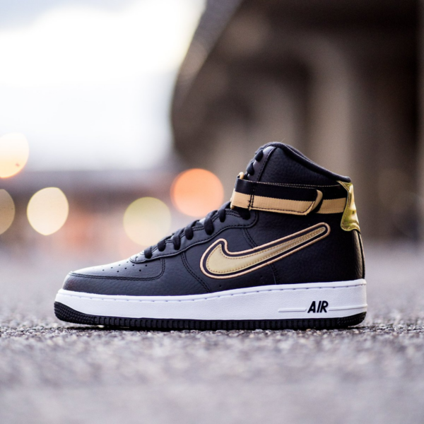Giày Nike NBA x Air Force 1 High '07 LV8 Sport 'Metallic Gold' AV3938-001 - Ảnh 4