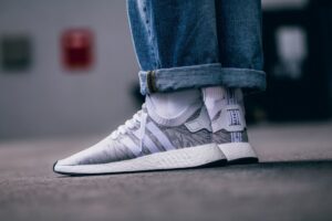 Alternative view of Giày Adidas NMD R2 PK "GREY ORANGE" BY9410