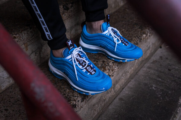 Giày Nike Air Max 97 Premium 'Blue Hero' AV3180-400 - Ảnh 4