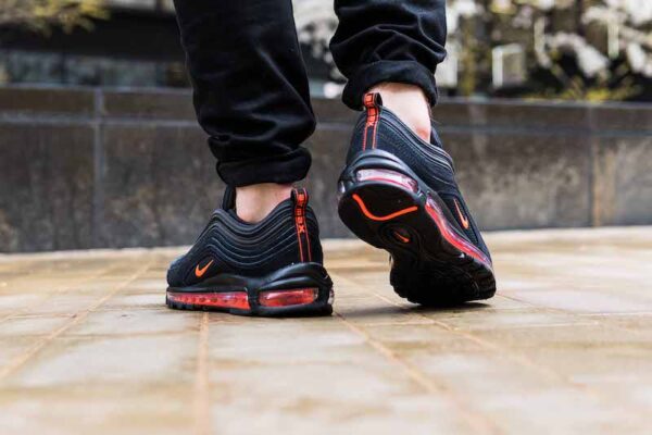 Giày Nike Air Max 97 'Black Hyper Crimson' CD1531-001 - Ảnh 3