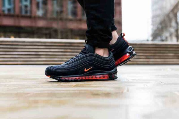 Giày Nike Air Max 97 'Black Hyper Crimson' CD1531-001 - Ảnh 4