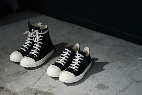 Giày Rick Owens DRKSHDW Canvas High Top Sneakers DU18F7800-CVP - Ảnh 4