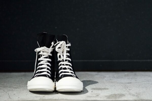 Giày Rick Owens DRKSHDW Canvas High Top Sneakers DU18F7800-CVP - Ảnh 5