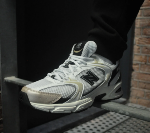 Giay New Balance 530 'White Light Gold Metallic' MR530TC