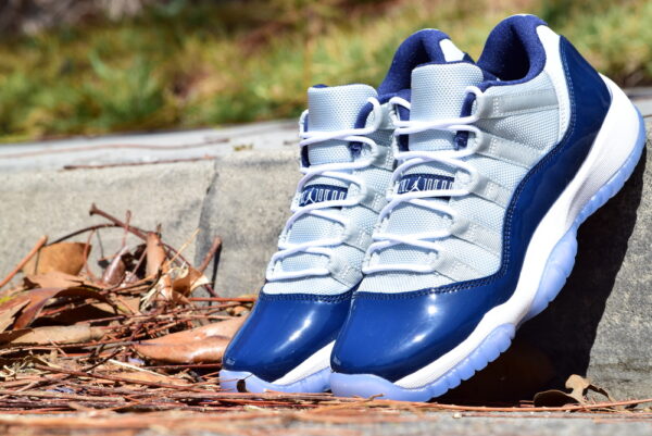 Giày Nike Air Jordan 11 Retro Low BG 'Georgetown' 528896-007 - Ảnh 5