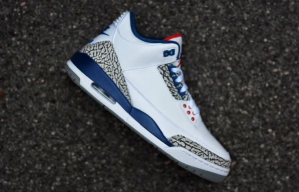 Giày Nike Air Jordan 3 Retro OG BG 'True Blue' 2016 854261-106 - Ảnh 4