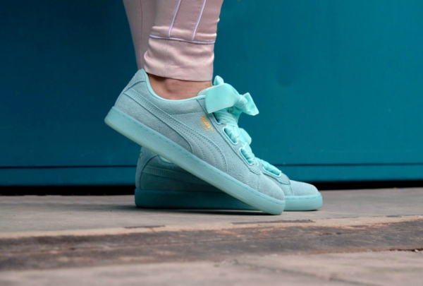 Giày Puma Suede Heart Reset Wmns 'Aruba Blue' 363229-01 - Ảnh 3
