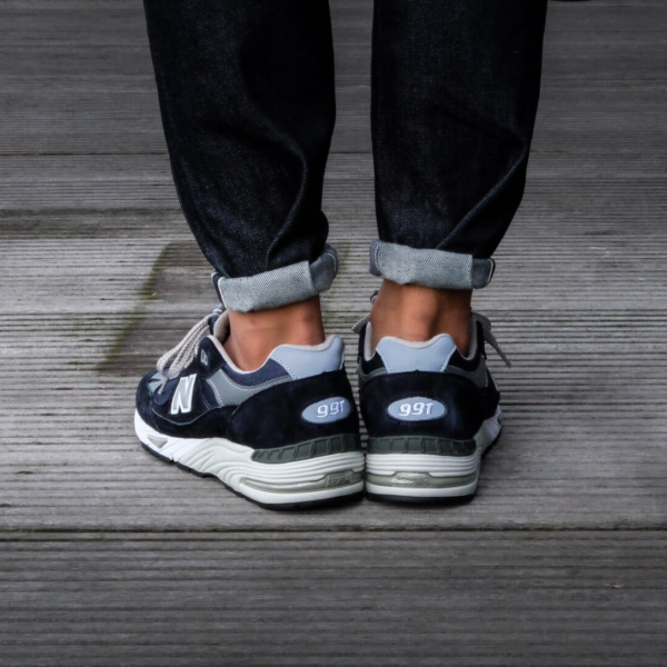 Giày New Balance Wmns 991 Made In England 'Navy' W991NV - Ảnh 3