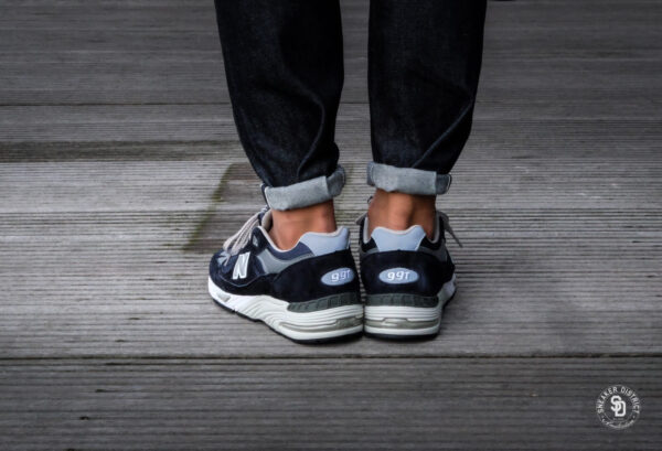 Giày New Balance 991 'Navy White' M991NV - Ảnh 6