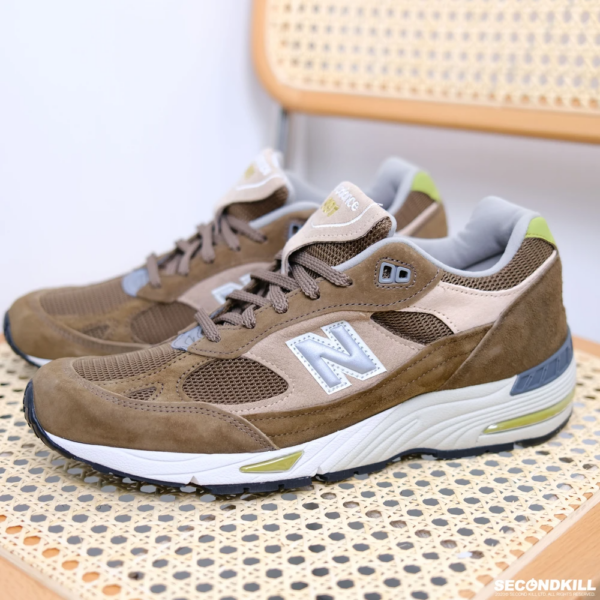 Giày New Balance 991 Made In England 'Olive Brown' M991OLB - Ảnh 4