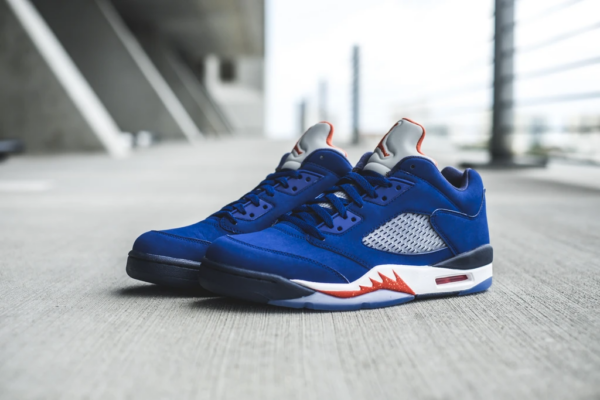 Giày Nike Air Jordan 5 Retro Low 'Knicks' 819171-417 - Ảnh 5