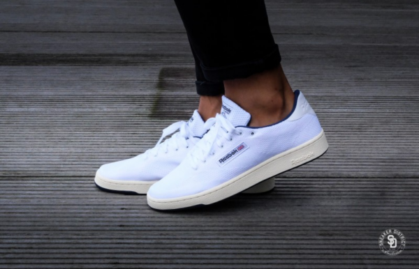 Giày Reebok Club C 85 Ultra Knit Classic 'White Navy' BS5270 - Ảnh 2