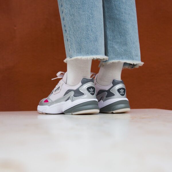 Giày Adidas Falcon Orchid Tint Silver Metallic D96757 - Ảnh 2