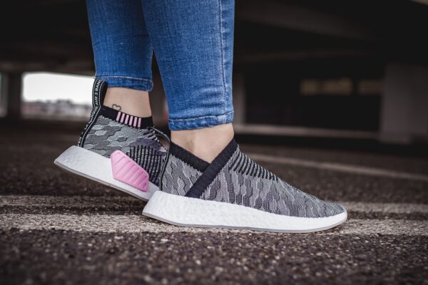 Giày Adidas Wmns NMD_CS2 Primeknit 'Grey White' BY9312 - Ảnh 4