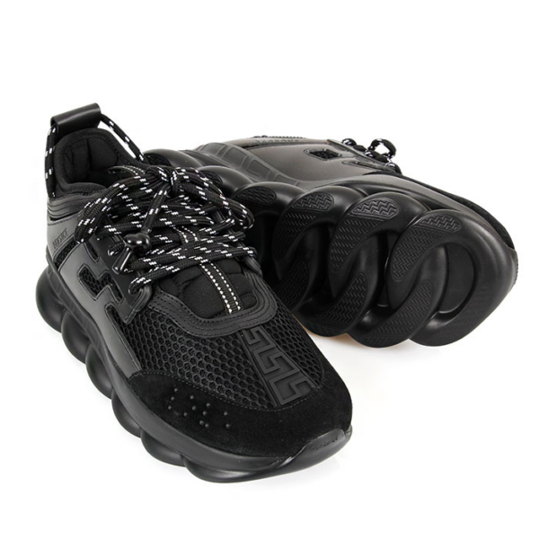Giày Versace Chain Reaction 'Triple Black' DSU7071E-D7CTG-D41 - Ảnh 2