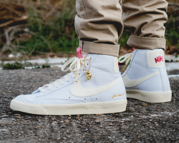 Giày Nike Blazer Mid '77 Vintage 'Popcorn' CW6421-100 - Ảnh 8