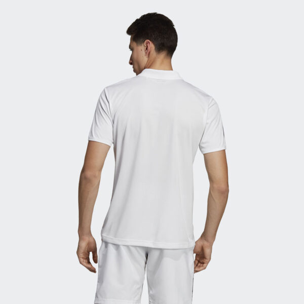 Áo Adidas 3 Stripes Club Polo Shirt White DU0849 - Ảnh 3