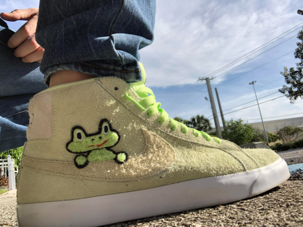 Giày Nike Frog Skateboards x Blazer Mid SB QS 'Frog Skateboards' AH6158-300 - Ảnh 2