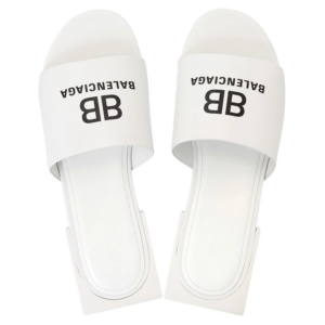 Dep Balenciaga Box Slippers Sandals 'White' 670441-WAWNA-9010