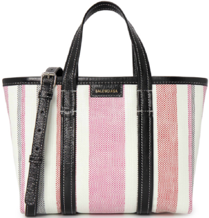 Tui Balenciaga Stripe Babes Small East West Tote 'Pink' 671404-2107S-5865