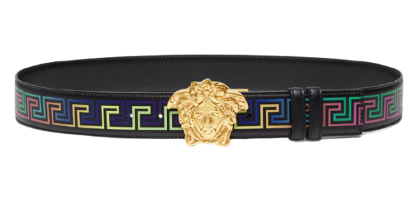 Thắt lưng Versace Men's Neon Fret Print Belt DCU6705-1A00872-5B02V