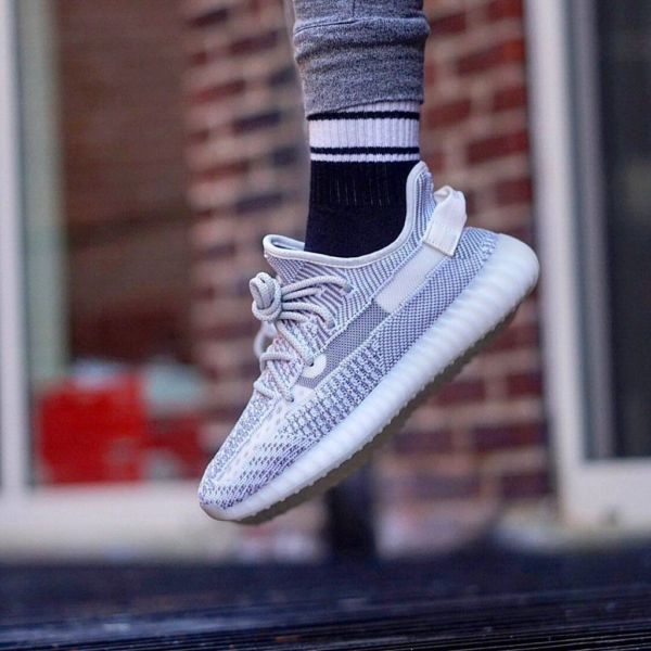 Giày Adidas Yeezy Boost 350 V2 Static Non Reflective EF2905 - Ảnh 3