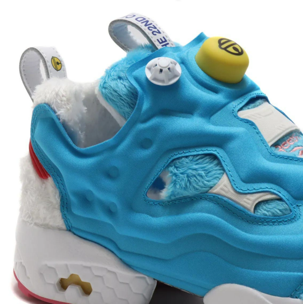 Giày Reebok x Doraemon Instapump Fury 'Furry Blue' GV7288 - Ảnh 6