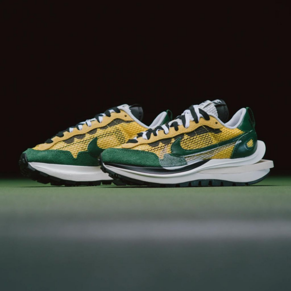 Giày Sacai x Nike VaporWaffle 'Tour Yellow' CV1363-700 - Ảnh 8