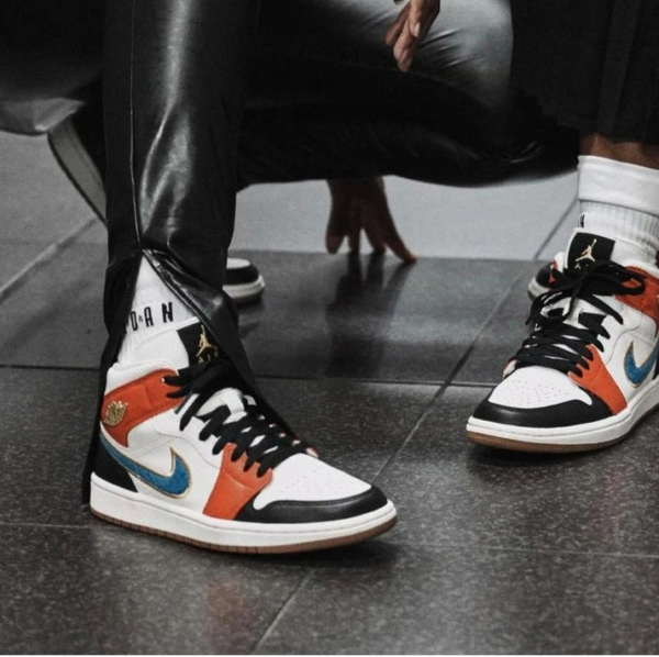 Giày Nike Air Jordan 1 Mid 'Let Her Man' DC1426-100 - Ảnh 4
