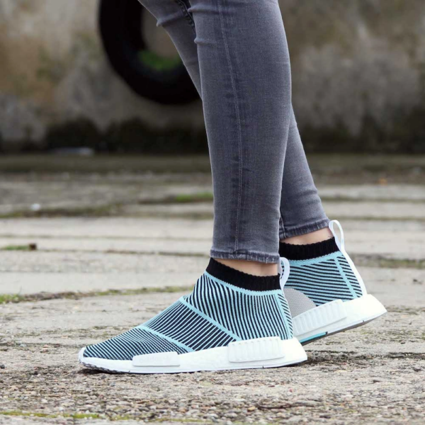 Giày Adidas Parley x NMD_CS1 Primeknit 'Blue Spirit' AC8597 - Ảnh 4