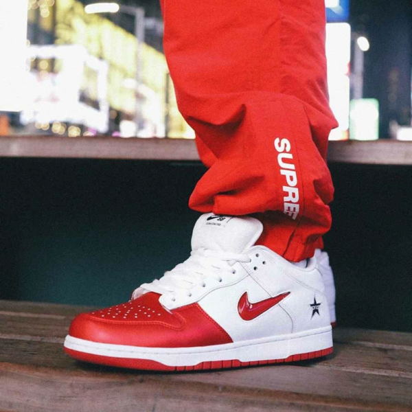 Giày Nike Supreme x Dunk SB Low 'Varsity Red' CK3480-600 - Ảnh 3