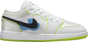 Giay Nike Air Jordan 1 Low SE GS 'Warped Swoosh' DV1324-117