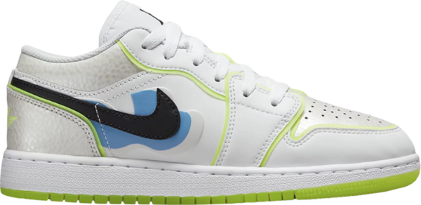 Giay Nike Air Jordan 1 Low SE GS 'Warped Swoosh' DV1324-117