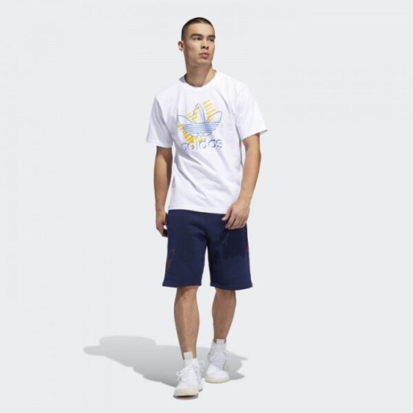 Áo Adidas Trefoil Art Tee White DV3279 - Ảnh 3