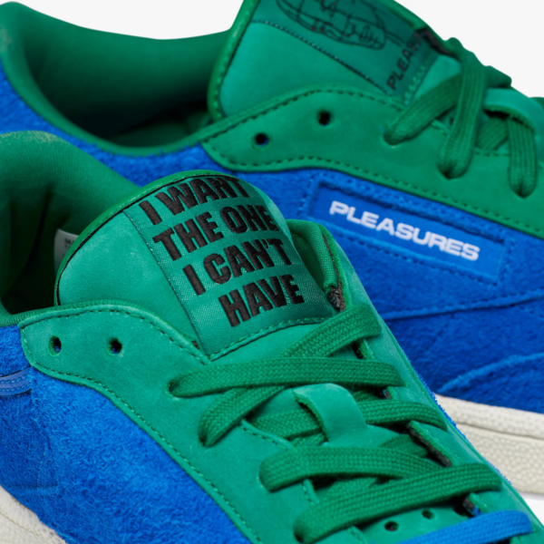 Giày Reebok Pleasures x Club C 'Vital Blue' DV9908 - Ảnh 4