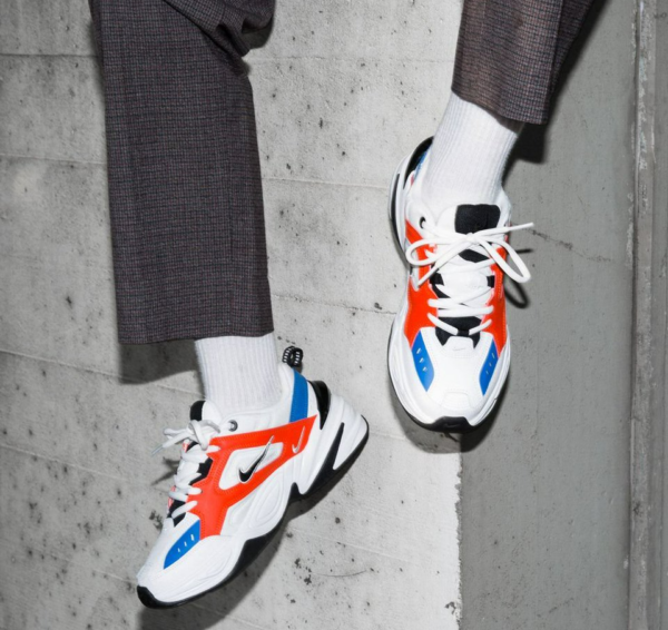 Giày Nike M2K Tekno White 'Black Orange' AO3108-101 - Ảnh 6