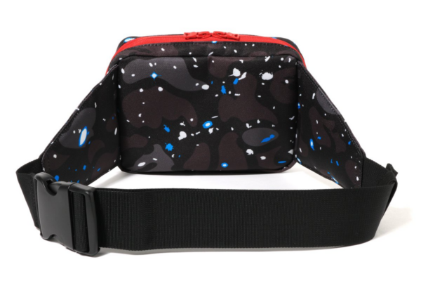 Túi Bape Space Camo Waist Bag Black B-SPCCMWSTBG-BK - Ảnh 2