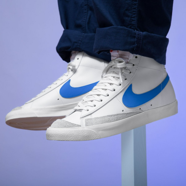 Giày Nike Blazer Mid '77 Vintage 'Pacific Blue' BQ6806-400 - Ảnh 2