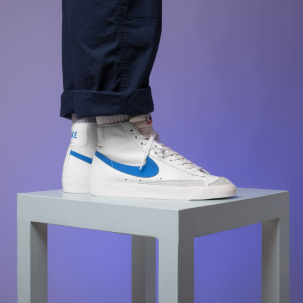 Giày Nike Blazer Mid '77 Vintage 'Pacific Blue' BQ6806-400 - Ảnh 4