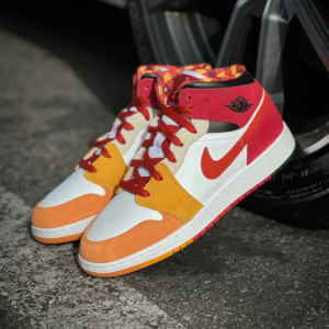 Giay Nike Air Jordan 1 Mid SE GS 'Picnic' DX2460-601