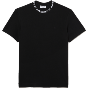 Ao Lacoste Regular Fit Logo Collar T-shirt 'Black' TH9687-53G-031
