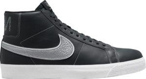 Giay Nike SB Zoom Blazer Mid 'Mason Silva Dark Obsidian Metallic Silver' DZ7260-400