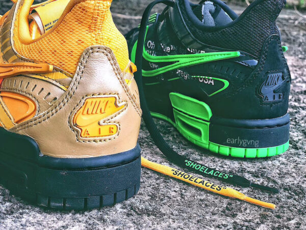 Giày Nike Off-White x Air Rubber Dunk 'University Gold' CU6015-700 - Ảnh 2